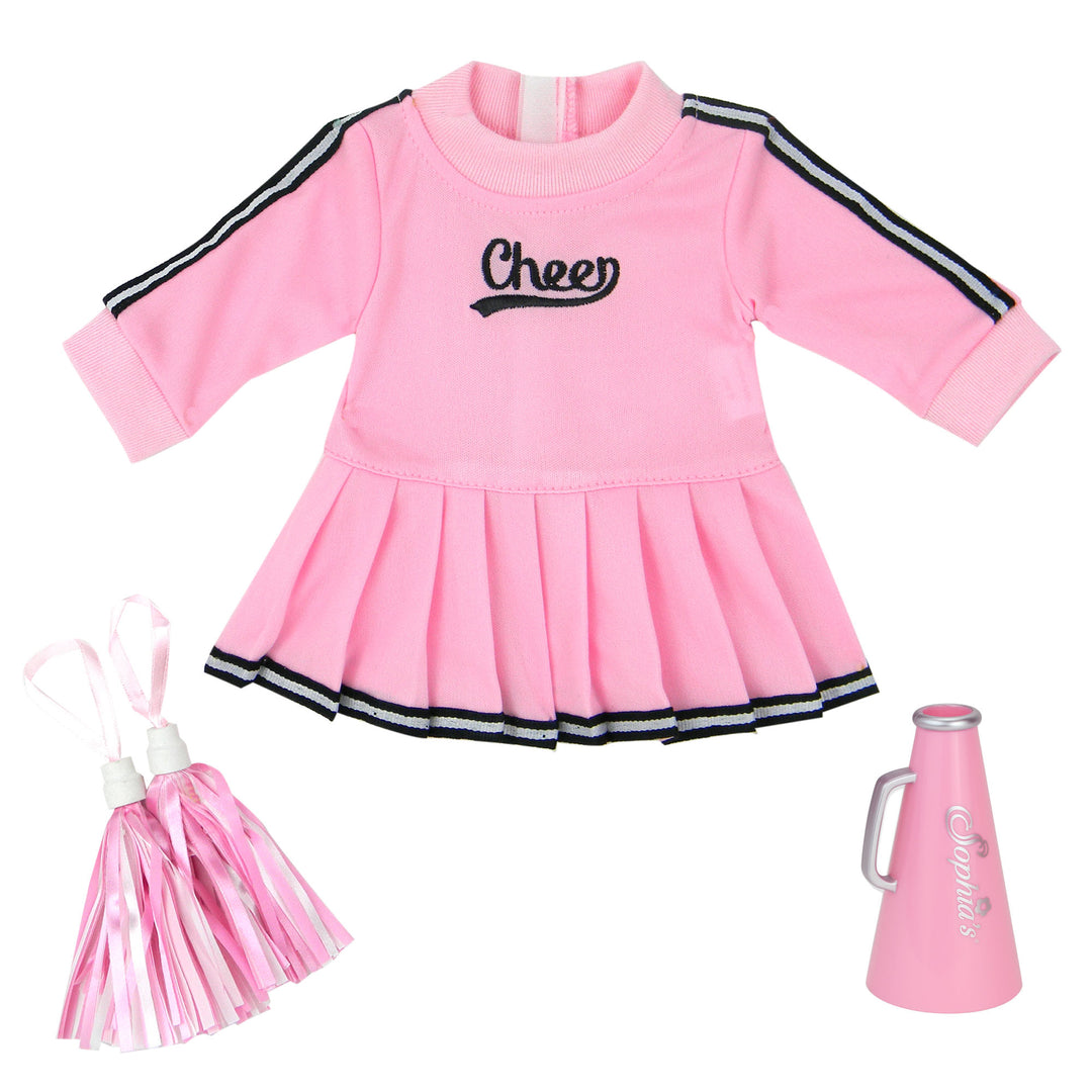 Sophia's Cheerleader Outfit Set for 15" or 18" Dolls, Pink