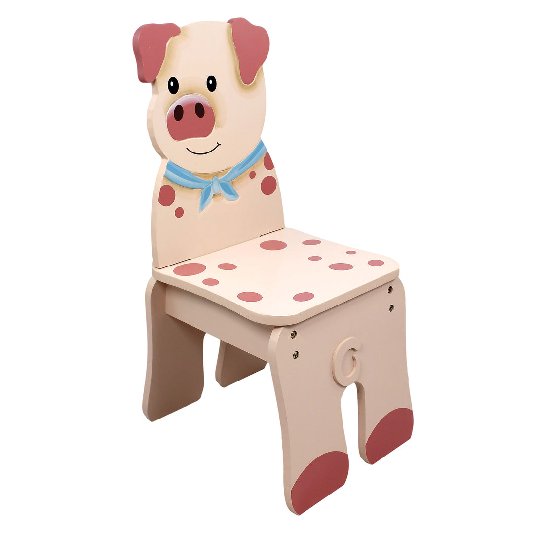 Fantasy Fields - Toy Furniture -Happy Farm Chair - Pig