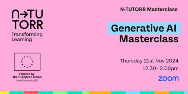 Image for Generative A.I. Masterclass | Thursday 21st Nov - REGISTER NOW!