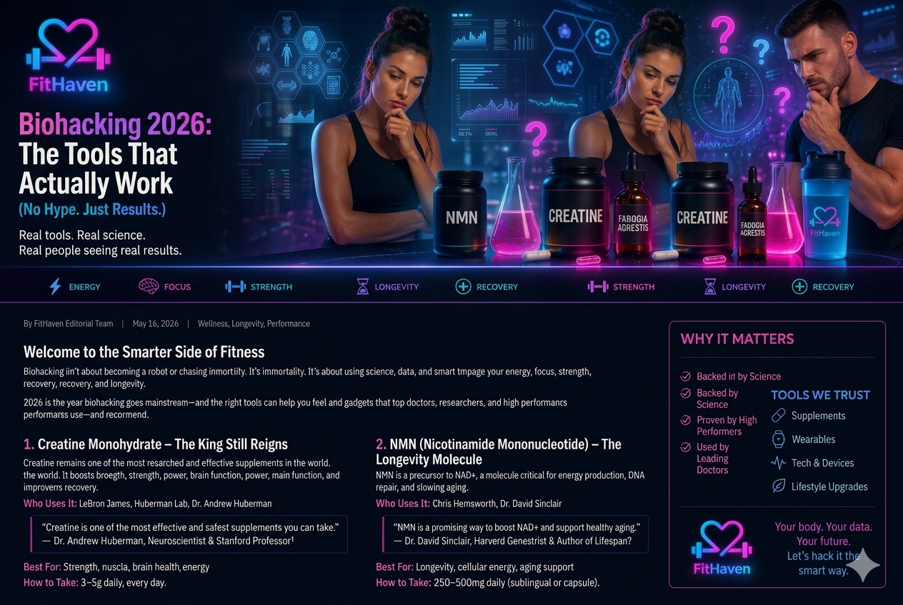 Biohacking 2026: The Tools That Actually Work 💪